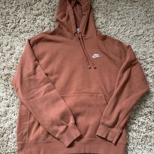 Tan Nike hoodie for $65
